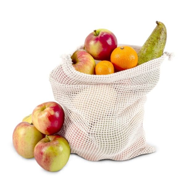 Wiederverwendbare Lebensmitteltasche OEKO-TEX® Baumwolle 25x30cm