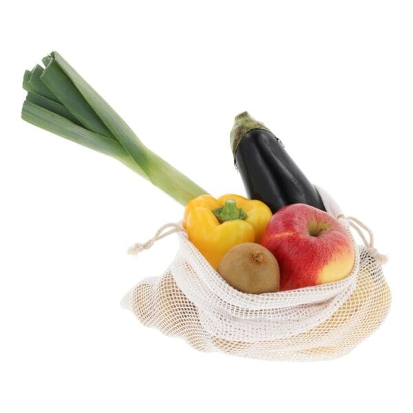 Wiederverwendbare Lebensmitteltasche OEKO-TEX® Baumwolle 30x40cm