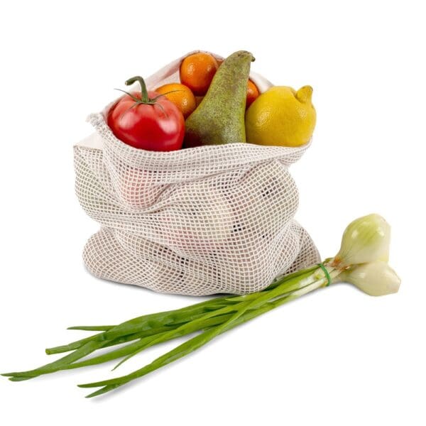 Wiederverwendbare Lebensmitteltasche OEKO-TEX® Baumwolle 30x40cm