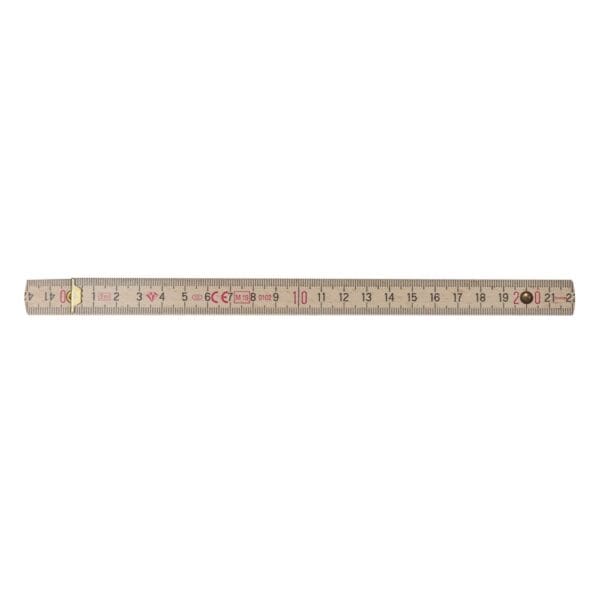Zollstock 2m Premium natur