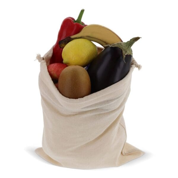 Zuziehbeutel OEKO-TEX® Baumwolle 140g/m² 30x45cm