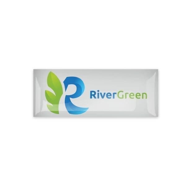 Doming Sticker, Extra adhesive, White