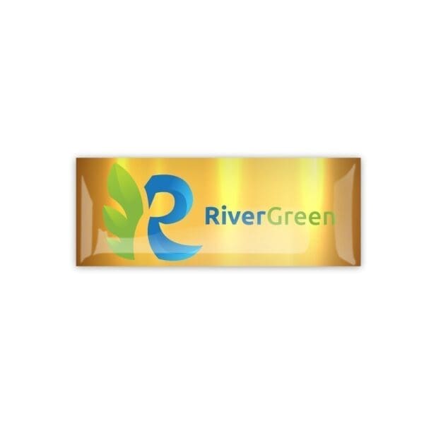 Doming Sticker, Standard glue, Gold gloss