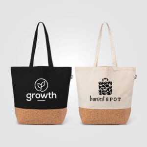 Alentejo - Tragetasche aus recycelter Baumwolle mit Korkboden