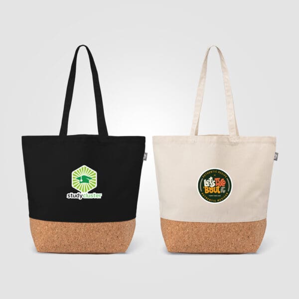 Alentejo - Tragetasche aus recycelter Baumwolle mit Korkboden