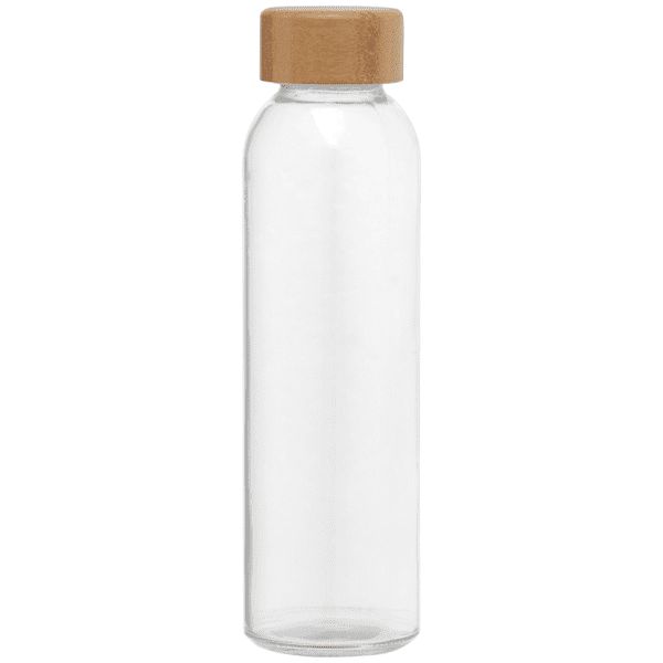 Alpine - 500 ml Glasflasche mit Bambus-Deckel