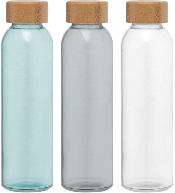 Alpine - 500 ml Glasflasche mit Bambus-Deckel