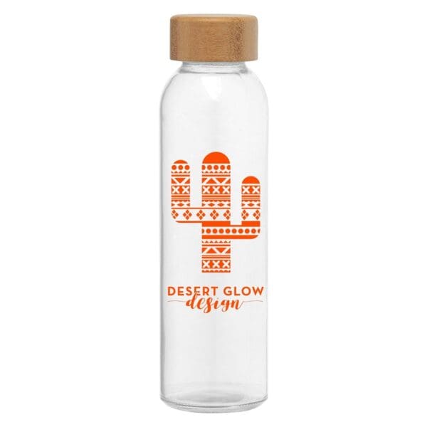 Alpine - 500 ml Glasflasche mit Bambus-Deckel