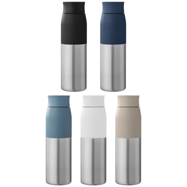 Borealis Recycling-Edelstahlflasche mit Drehverschluss - 650 ml