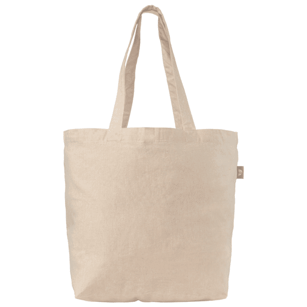Budget Shopper Recycelte Baumwoll Tragetasche (140 g/m²)