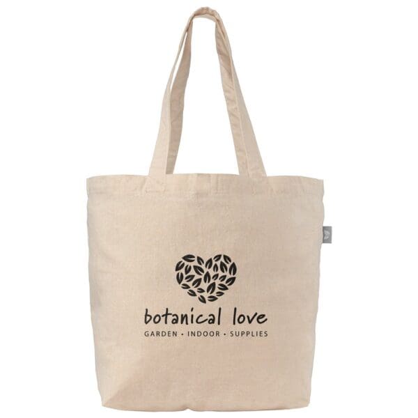 Budget Shopper Recycelte Baumwoll Tragetasche (140 g/m²)