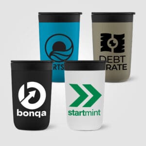 Edelstahlbecher Discovery - 415 ml - Doppelwanding mit recycleter PP- Kunststoffauskleidung
