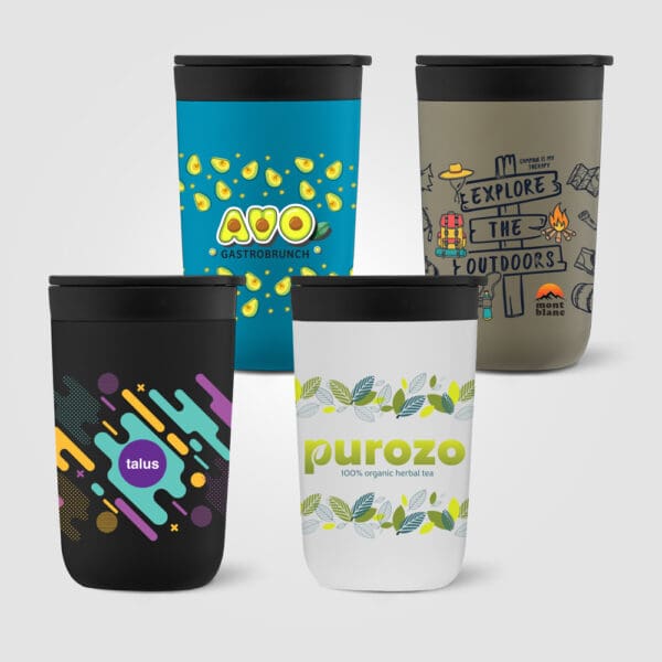 Edelstahlbecher Discovery - 415 ml - Doppelwanding mit recycleter PP- Kunststoffauskleidung