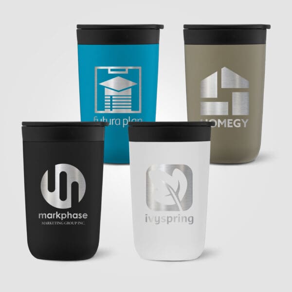 Edelstahlbecher Discovery - 415 ml - Doppelwanding mit recycleter PP- Kunststoffauskleidung