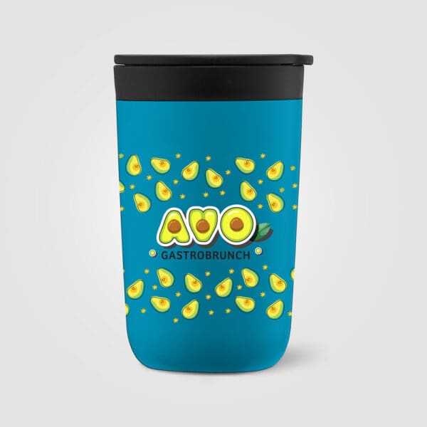 Edelstahlbecher Discovery - 415 ml - Doppelwanding mit recycleter PP- Kunststoffauskleidung
