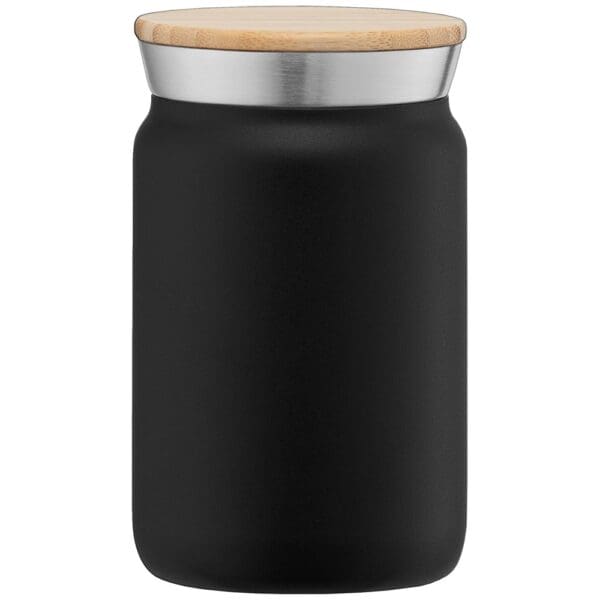 Edelstahlbecher Nordic - 270 ml - Kupferbeschichtet & Doppelwandig mit Bambus-Deckel