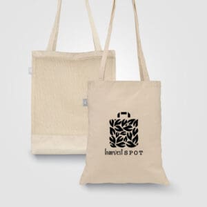 Harvest - Tragetasche aus recycelter Baumwolle mit Netzstoff (110 g/m²)