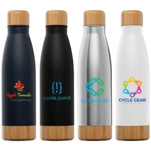 Ibiza Bamboo - 650 ml Edelstahlflasche - Doppelwandig