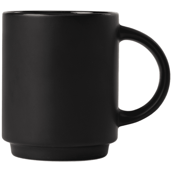 Keramiktasse Café Duo - 325 ml & Bambusbrett-Set