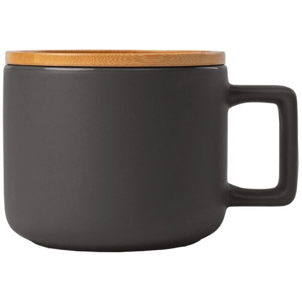 Keramiktasse Café Virtuoso - 355 ml mit Bambus-Deckel