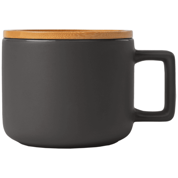 Keramiktasse Café Virtuoso - 355 ml mit Bambus-Deckel