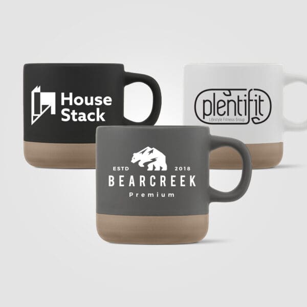 Keramiktasse Terra - 350 ml mit Tonbasis