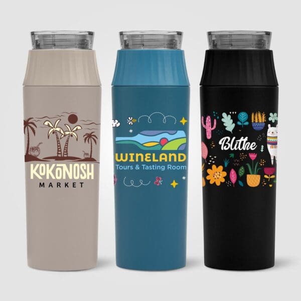 Majesty Recycling-Edelstahlflasche mit wasserdichtem Verschluss - 590 ml