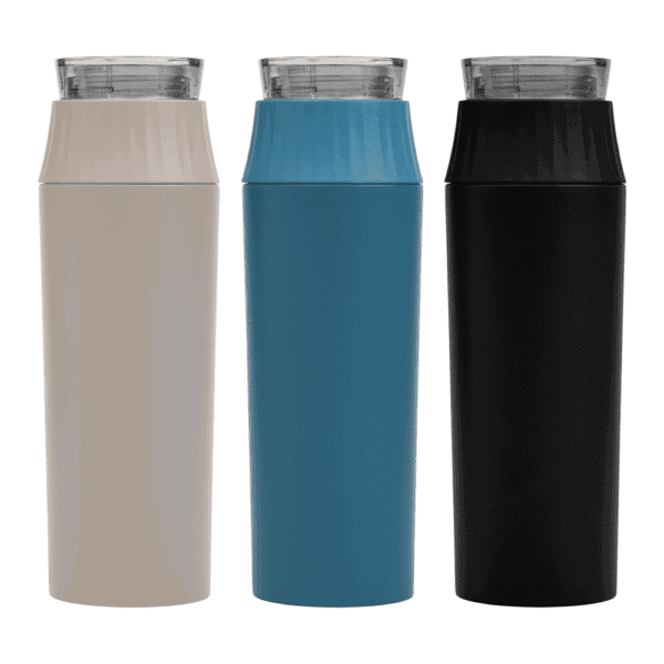 Majesty Recycling-Edelstahlflasche mit wasserdichtem Verschluss - 590 ml
