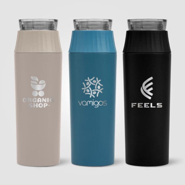 Majesty Recycling-Edelstahlflasche mit wasserdichtem Verschluss - 590 ml
