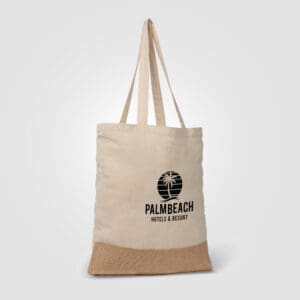 Rio™ Tragetasche aus recycelter Baumwolle und Jute (140 g/m²)