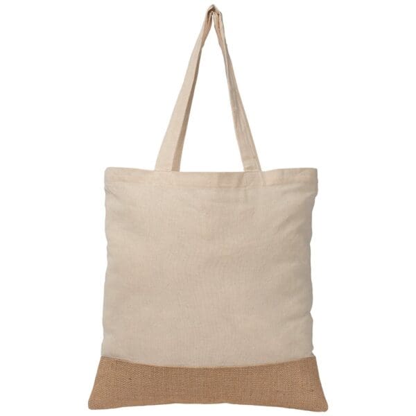 Rio™ Tragetasche aus recycelter Baumwolle und Jute (140 g/m²)