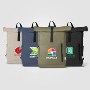 Rolltop-Rucksack Malmö - aus Recyclingmaterial - Wasserdicht