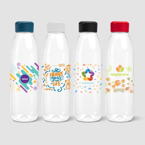 Trinkflasche Salo Tritan Renew mit farbigem Verschluss  - 740 ml