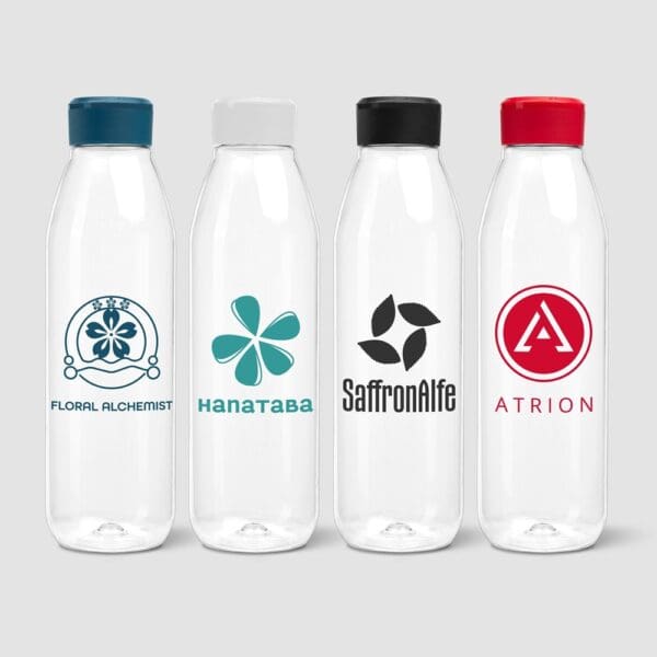 Trinkflasche Salo Tritan Renew mit farbigem Verschluss  - 740 ml