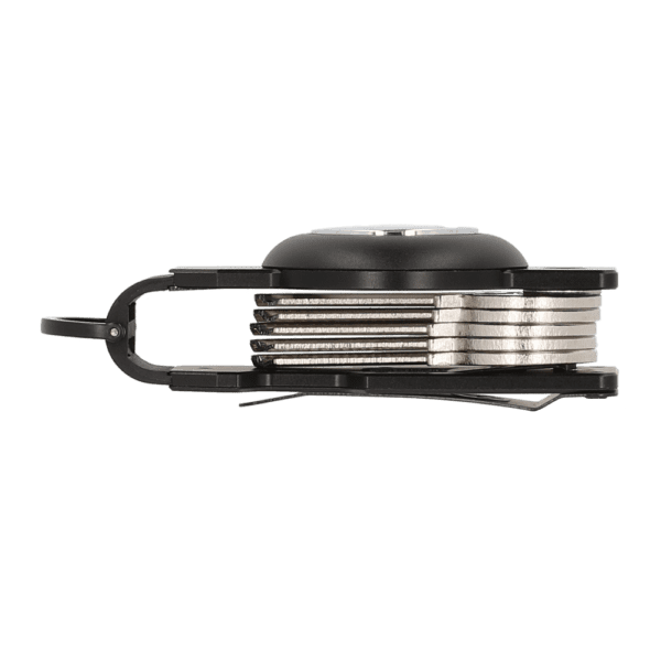Key Organizer Aluminium AirTag Black