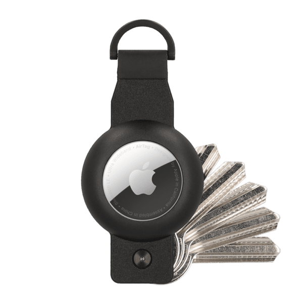 Key Organizer Aluminium AirTag Black
