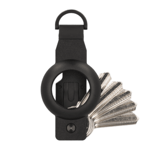 Key Organizer Aluminium AirTag Black