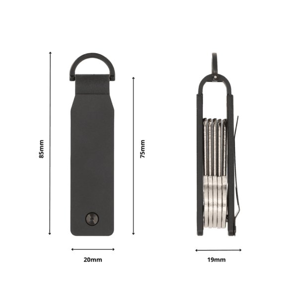Key Organizer Aluminium Black