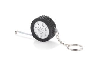Schlüsselanhänger Rollbandmaß TIRE 1 m
