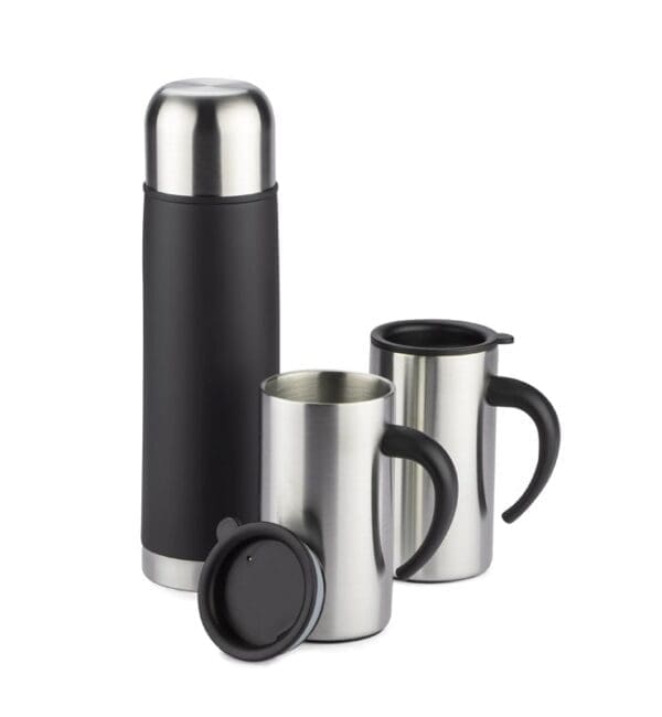 Thermobecher Geschenkset ACON (Thermosflasche 500 ml und 2 260 ml)
