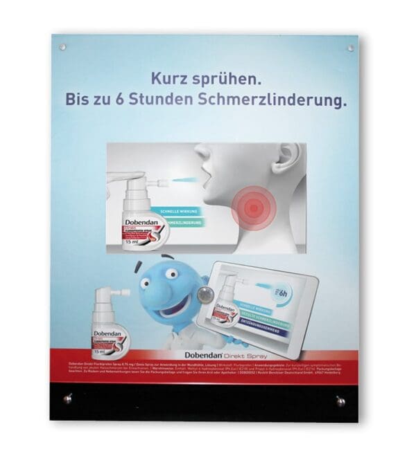 Thekenaufsteller Acryl 7 Inch