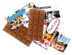 Schokoriegel mit eigener Designverpackung