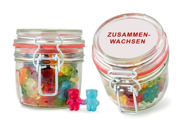 Bügelglas S Pärchen Bärchen