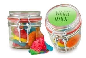 Bügelglas S Veggie Freude