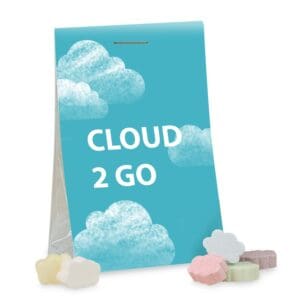Naschtasche Fruchtgummi Wolken