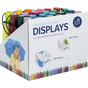 FARE® Taschenschirmdisplay L gefüllt 5460