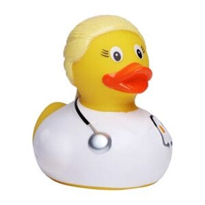Quietsche-Ente Doktor Blondine