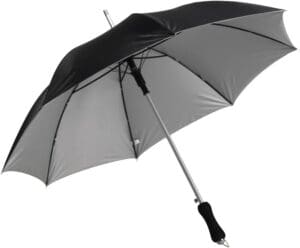 Automatik Aluminium Stockschirm aus Polyester Melisande