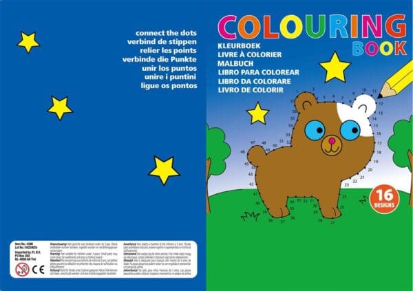 Kinder Malbuch aus Papier Constanze