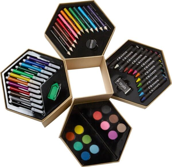 Kinderfarbbox aus Karton Kenji